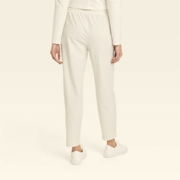 All in Motion™ Women's Stretch Woven Taper Pants - Light Beige - Picture 3 of 5